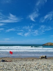 beach and ocean