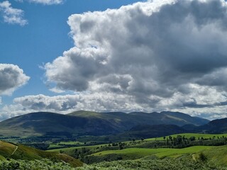 Fototapeta premium clouds over the mountains