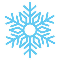 Snowflake winter clip art design on plain white transparent isolated background for card, shirt, hoodie, sweatshirt, apparel, card, tag, mug, icon, poster or badge