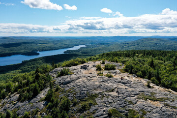 Fototapeta premium Aerial view of mountain