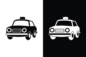 Taxi Icon isolated vector icon illustration on white background.