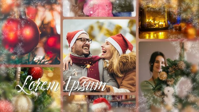 Clean Christmas Holiday Memories Slideshow