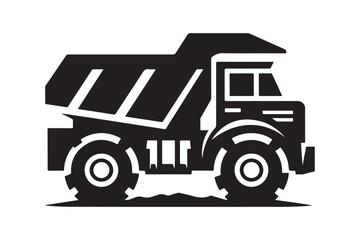 Premium Dump Truck Vector Silhouettes for Digital and Print Designs