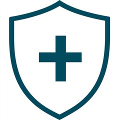 Fototapeta premium A minimalist icon symbolizing Medicare services in a modern design