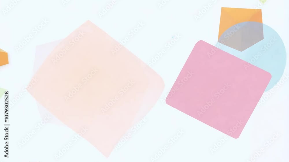 Poster bright abstract geometric pattern background with minimal design generative ai