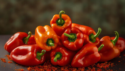 red bell peppers