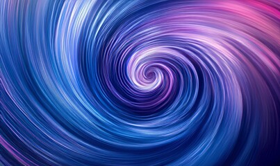 Abstract blurred background with swirling shades of blue and purple, creative gradient with grainy texture. Digital wallpaper