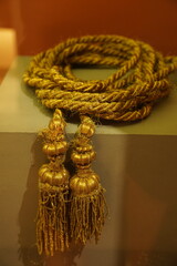 gold cord for cassock made with gold