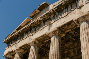 Naklejka premium Temple of Hephaestus