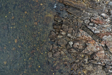 Aerial view of ocean