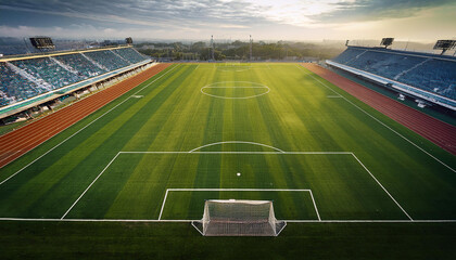 Fototapeta premium Cancha de futbol