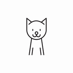 cat pet icon sign vector
