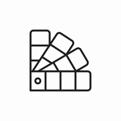 color catalog icon sign vector