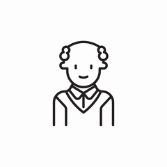 grandpa grandfather icon sign vector