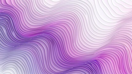 Fototapeta premium Purple and pink abstract wave texture, flowing 3D lines, soft pastel gradient, high-resolution background, modern minimalist design, aesthetic digital art, artistic decor