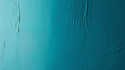 Fototapeta premium Textured teal surface with subtle gradients and ripples in natural light