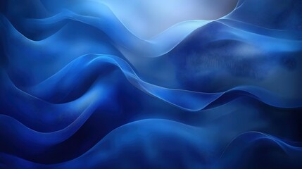 Obraz premium Abstract Blue Wave Background Illustration