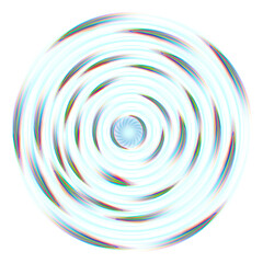 abstract background with blue and concentric circles 