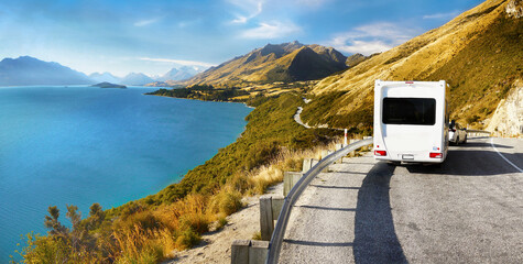 rv motor home caravan 