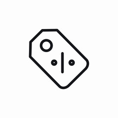 discount tag icon sign vector
