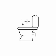 toilet bathroom icon sign vector