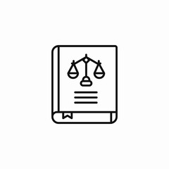 law book icon sign vector