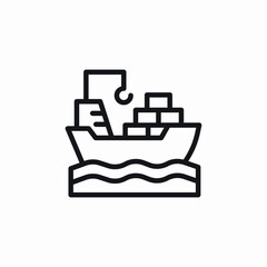 shipping shit icon sign vector