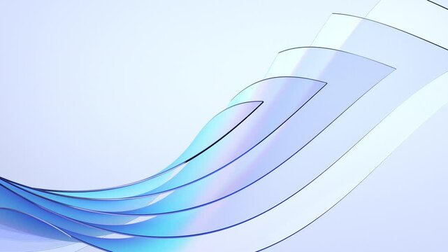 Abstract background design, 4k seamless looping animation, 3d render