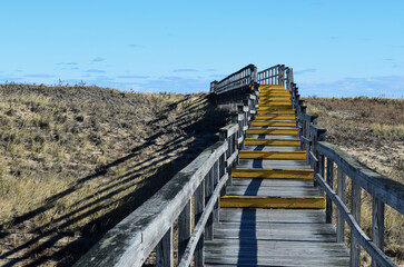 Board walk to beach
