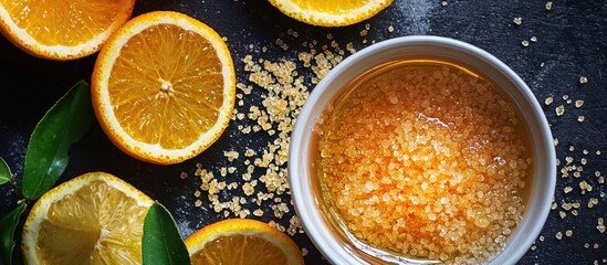 Cooking Homemade Orange Brown Sugar Simple Syrup