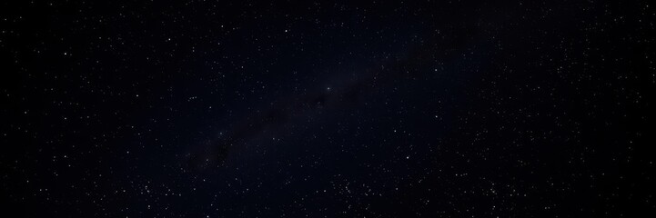 Obraz premium Stunning night sky with sparkling stars against a black background, midnight, ethereal
