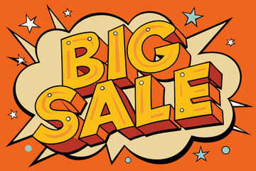 Vector illustration in yellow color