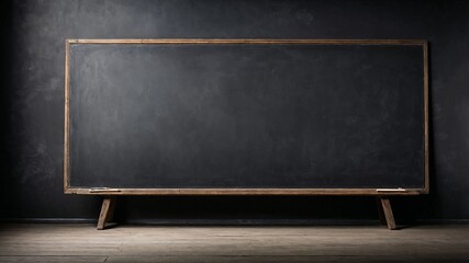 Blank black board chalkboard texture blackboard background
