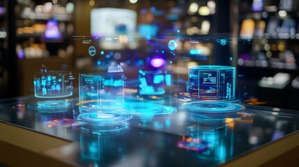 Interactive Holographic Display