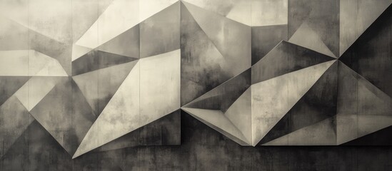 Sleek contemporary wall design featuring geometric patterns and a minimalist aesthetic perfect for interior decor