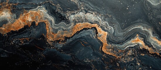 Natural marble stone surface showcasing elegant veining patterns ideal for interior design and architecture