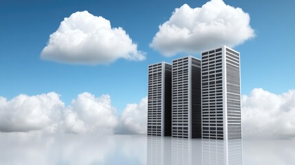 Digital optimization: boosting virtual information systems for efficient growth in networked computing, enhancing expense management, expandability, banner design offering copy space.