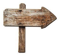 PNG Rustic wooden arrow sign pointing right outdoors