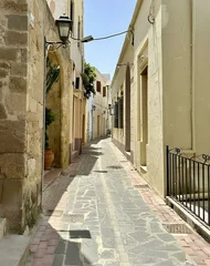 Printed roller blinds narrow street in an old mediterranean  style city
