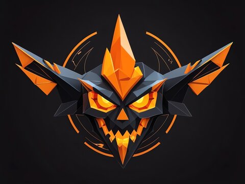 Geometric Demon Logo