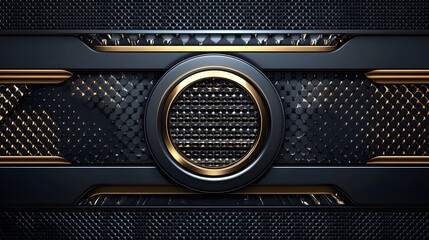 Silver and gold metallic background with 3D chrome vector design, diamond plate texture, raised diamond shapes with sharp reflections, luxurious aesthetic