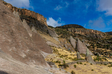 Pampachiri stone forest in Andahuaylas, Peru.