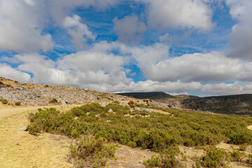 Countryside landscape in the Andes of Pampachiri, Andahuaylas. Peru