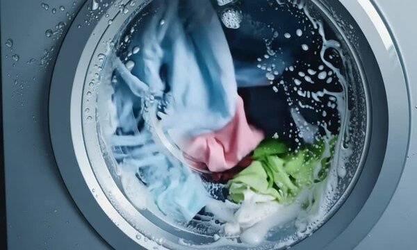 washing machine in the washing machine