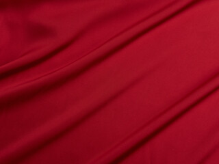 Dark red fabric texture background.