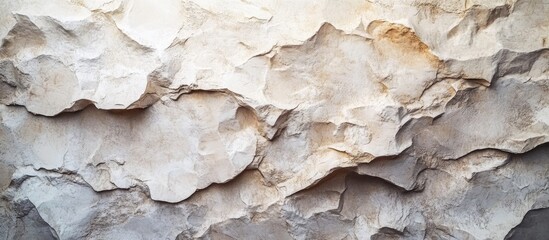 Fototapeta premium Rough textured stone motif wall background ideal for home decor and design projects