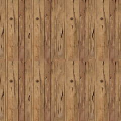 Naklejka premium Rustic wood plank texture pattern with weathered brown tones for natural interior design