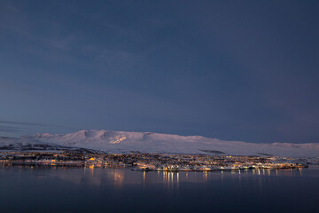 Winter in Akureyri Iceland