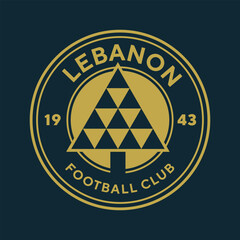 Lebanon Team football club vintage tee print, athletic apparel design shirt graphic print.