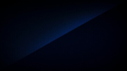 Deep abstract gradient with dark and navy blue hues divided diagonally and enhanced by a grainy texture, creating a sleek and modern backdrop